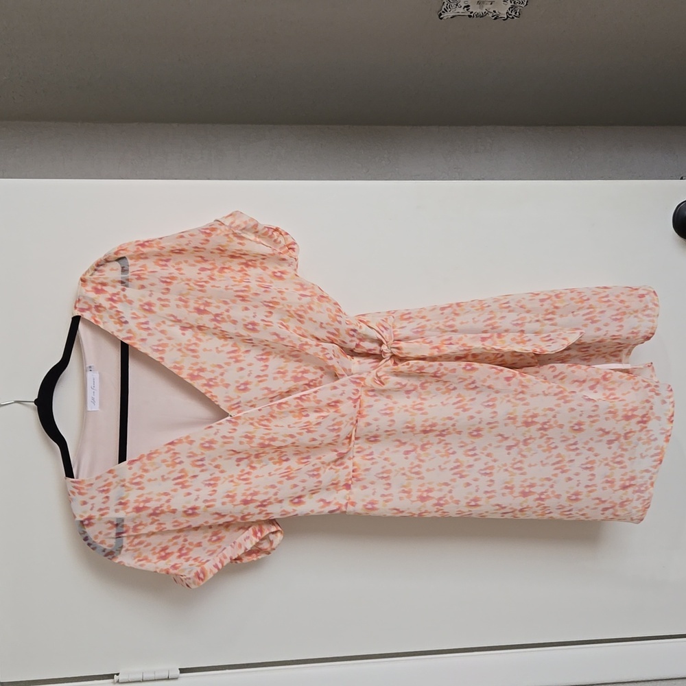 Wrap-tie dress